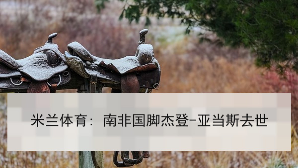 米兰体育: 南非国脚杰登-亚当斯去世