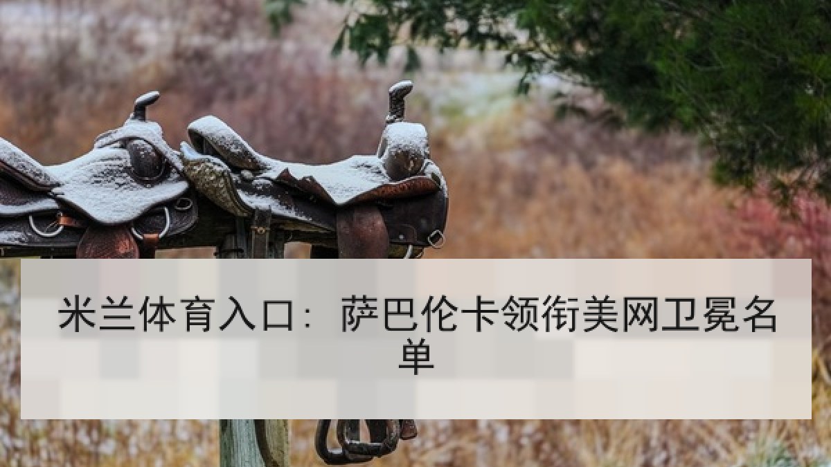 米兰体育入口: 萨巴伦卡领衔美网卫冕名单 米兰体育入口: 萨巴伦卡领衔美网卫冕名单